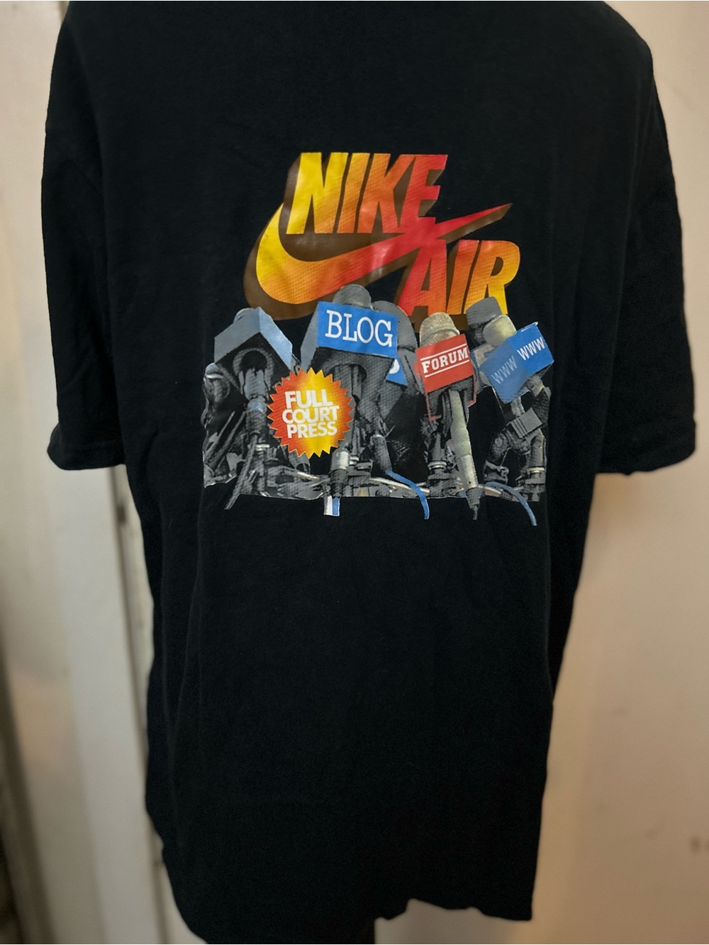 Nike Air Vintage Promo Black T Shirt size Large